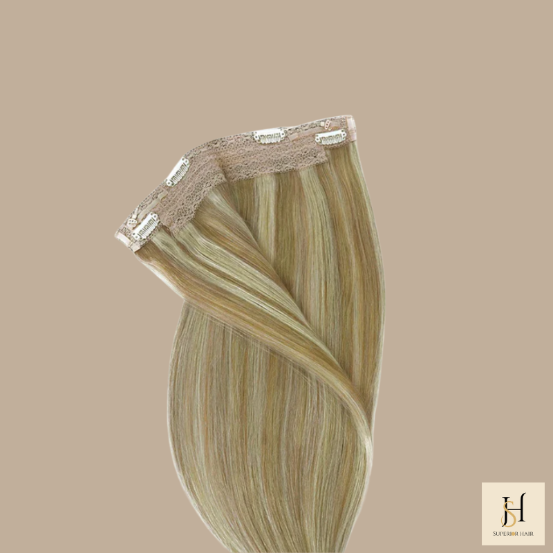 Halo Clip-in -pidennykset – 1 hiusnauha Sisäänrakennettu lanka 16-22A#