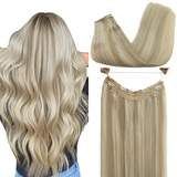 Halo Clip-in Extensions – 1 hårremsa Inbyggd tråd 17A-60A#