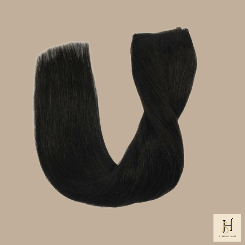 Halo Clip-in Extensions – 1 hiusnauha Sisäänrakennettu lanka 1B#