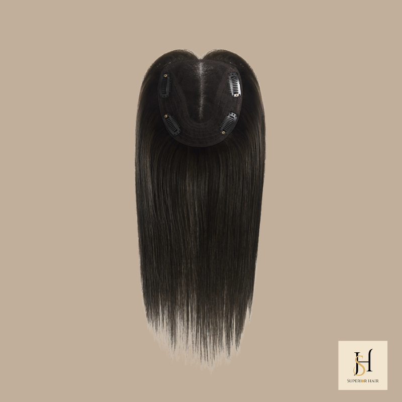 Clip-Haarteil aus Echthaar – Volumen und Abdeckung