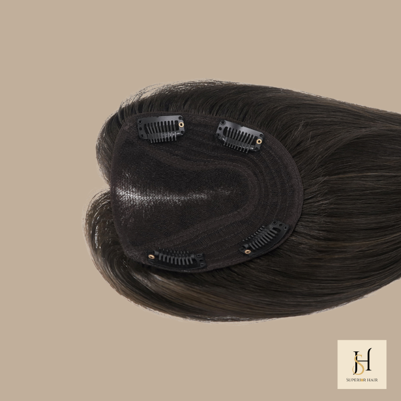 Clip-Haarteil aus Echthaar – Volumen und Abdeckung