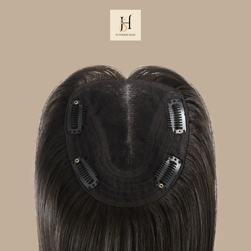 Clip-Haarteil aus Echthaar – Volumen und Abdeckung