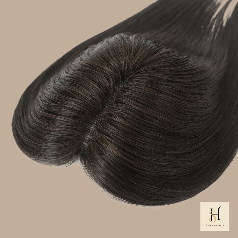 Clip-Haarteil aus Echthaar – Volumen und Abdeckung