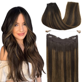 Halo Clip-in Extensions – 1 hårremsa Inbyggd tråd 2-6-2#