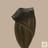 Halo Clip-in Extensions – 1 hårremsa Inbyggd tråd 2-6-2#