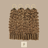 Extensions Feather Weft B-Curly – Mèches fines à nouer 27# B-Curly