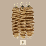 Extensions Feather Weft Deep Wave 27# – Mèches fines à nouer 27# Deep Wave