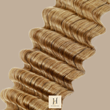 Extensions Feather Weft Deep Wave 27# – Mèches fines à nouer 27# Deep Wave