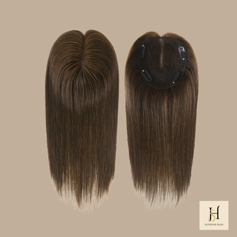 Clip-Haarteil aus Echthaar – Volumen und Abdeckung