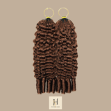 Extensions Feather Weft B-Curly – Mèches fines à nouer 30# B-Curly