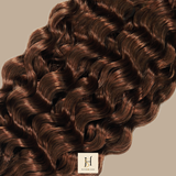 Extensions Feather Weft B-Curly – Mèches fines à nouer 30# B-Curly