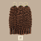 Extensions Feather Weft B-Curly – Mèches fines à nouer 30# B-Curly