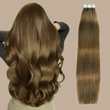 Extensions Adhésives / tapes raides Remy Hair Premium 12# 12# 50 Gr