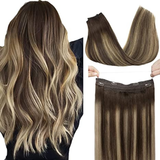 Halo Clip-in Extensions – 1 hårremsa Inbyggd tråd 4-26-4#
