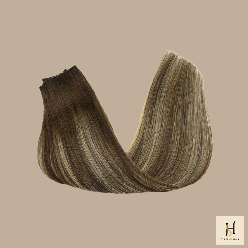 Halo Clip-in Extensions – 1 hiusnauha · Sisäänrakennettu lanka · Helppo asennus