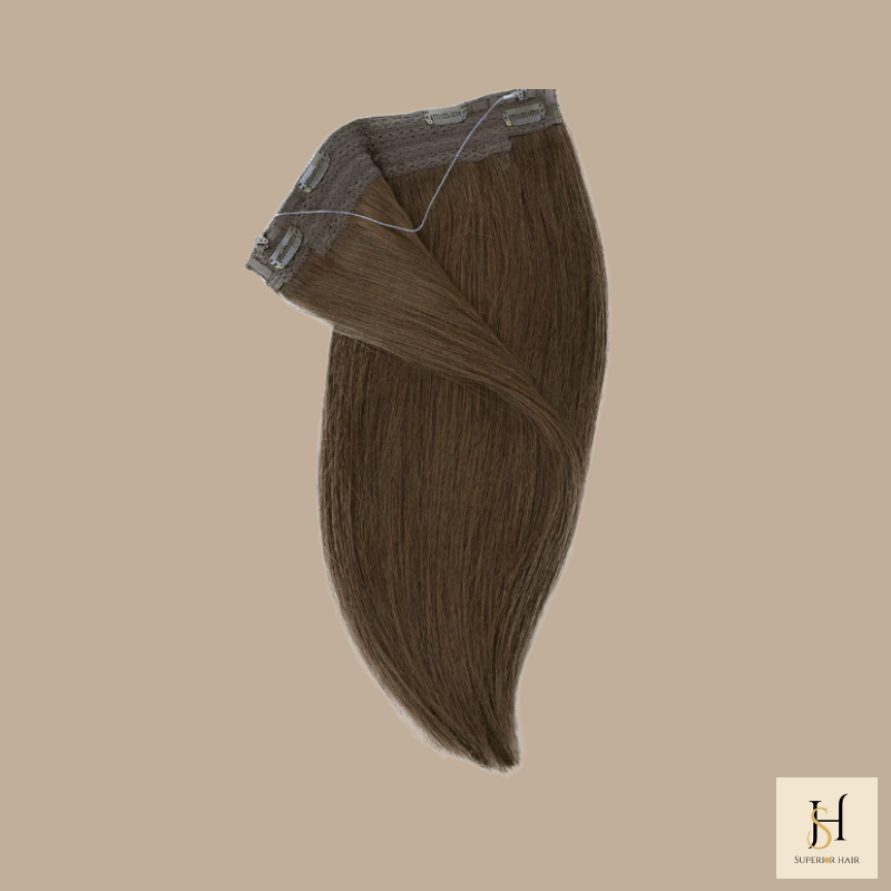 Halo Clip-in Extensions – 1 hiusnauha · Sisäänrakennettu 4# johto