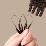 Extensions Feather Weft B-Curly – Mèches fines à nouer 4# B-Curly