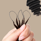 Extensions Feather Weft Deep Wave 4# – Mèches fines à nouer 4# Deep Wave