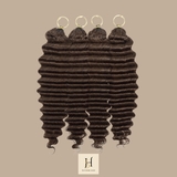 Extensions Feather Weft Deep Wave 4# – Mèches fines à nouer 4# Deep Wave