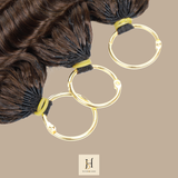 Extensions Feather Weft Deep Wave 4# – Mèches fines à nouer 4# Deep Wave