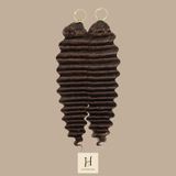 Extensions Feather Weft Deep Wave 4# – Mèches fines à nouer 4# Deep Wave