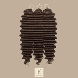 Extensions Feather Weft Deep Wave 4# – Mèches fines à nouer 4# Deep Wave