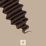 Extensions Feather Weft Deep Wave 4# – Mèches fines à nouer 4# Deep Wave