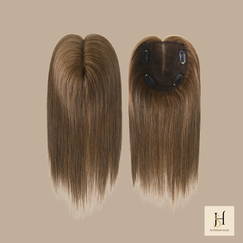 Clip-Haarteil aus Echthaar – Volumen und Abdeckung