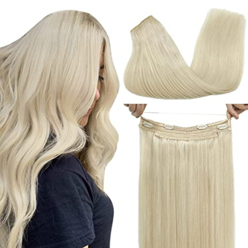 Halo Clip-in Extensions – 1 hiusnauha Sisäänrakennettu 60A# johto