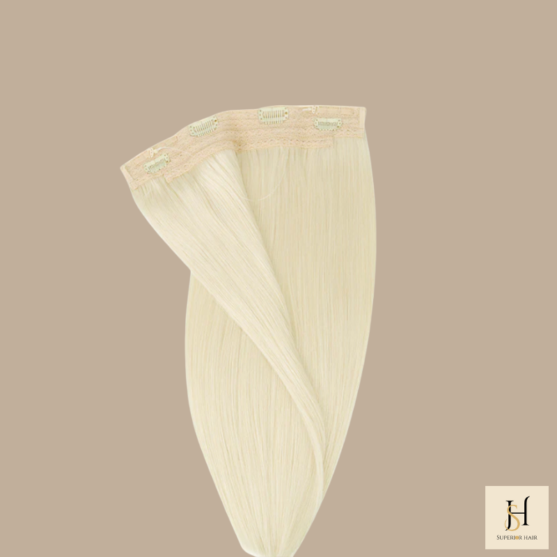 Halo Clip-in Extensions – 1 hiusnauha Sisäänrakennettu 60A# johto