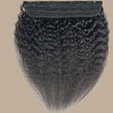 Extension à Clips Yaki Straight Noir Mono Bande Noir