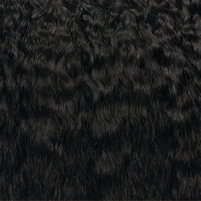 Extension à Clips Kinky Straight Noir Mono Bande Noir