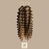 Extensions Feather Weft Deep Wave P4/27# – Mèches fines à nouer P4 27# Deep Wave