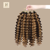 Extensions Feather Weft Deep Wave P4/27# – Mèches fines à nouer P4 27# Deep Wave