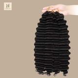 Extensions Feather Weft Deep Wave – Mèches fines à nouer Deep Wave