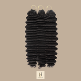 Extensions Feather Weft Deep Wave – Mèches fines à nouer Deep Wave
