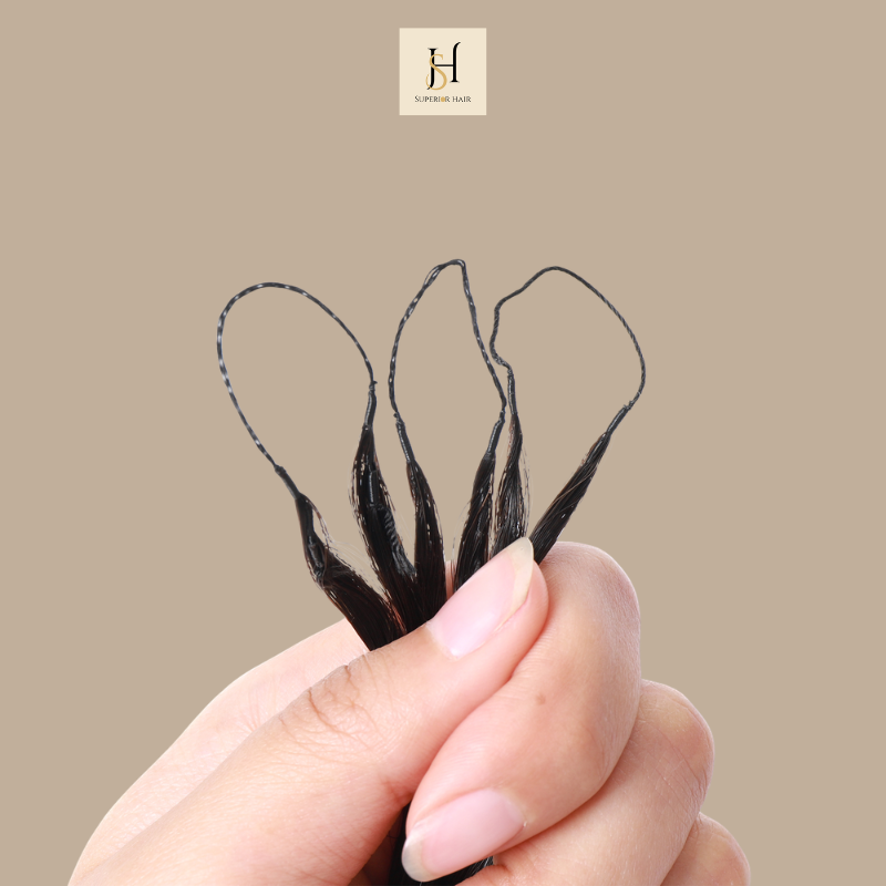 Extensions Feather Weft Deep Wave – Mèches fines à nouer Deep Wave