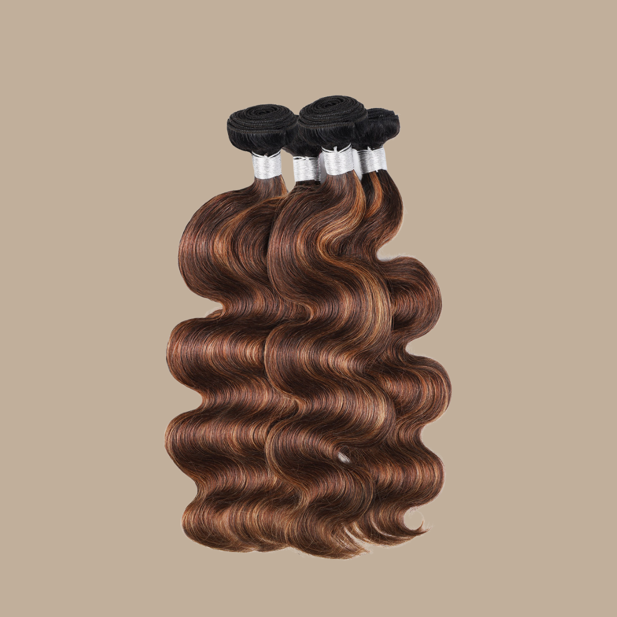 Tissage Body Wave | Chatain Méché | T1B4/30#