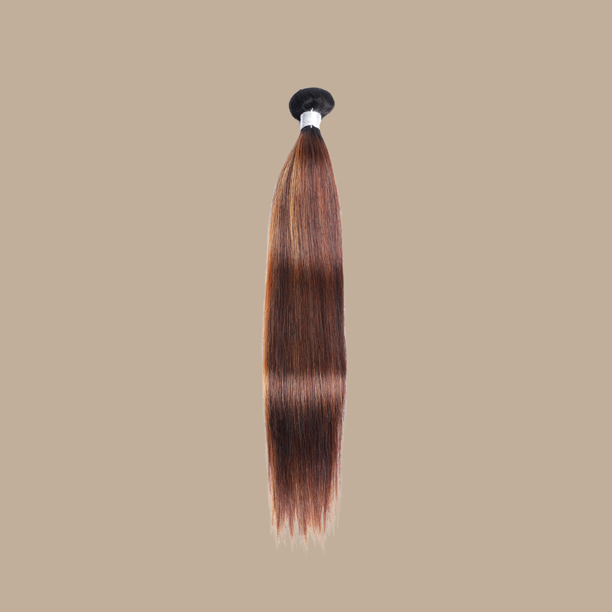 Tissage Straight | Chatain Méché | T1B4/30#