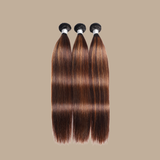 Tissage Straight | Chatain Méché | T1B4/30#