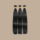 3 Paquets de Tissage Cheveux Vierge REMY Hair X-Yaki Brun Foncé